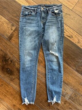 Dear John Joyrich Comfort Skinny Jeans - Blue- size 28